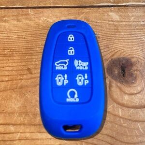 🌹🌹SOLD🌹🌹Fit HYUNDAI Santa Fe Tucson 7 Button Remote Smart Key Fob Silicone Case